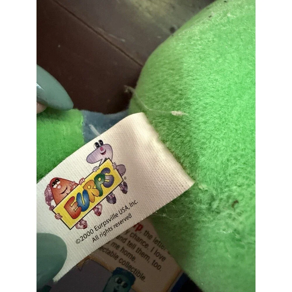 Vintage 2000 Eurps Alphabet Plush Letter J NWT